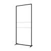 FlexFrame Wall Set 100 x 200 cm Silver - 46
