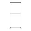 FlexFrame Wall Set 100 x 200 cm Silver - 63
