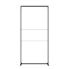 FlexFrame Wall Set 100 x 200 cm Silver - 67
