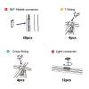 FlexFrame Connector Set Silver - 6