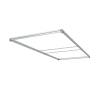 FlexFrame Roof 100 x 200 cm Silver - 12