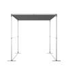 FlexFrame Roof 100 x 200 cm Silver - 68