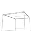 FlexFrame Roof 100 x 200 cm Silver - 35