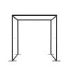 FlexFrame Roof 100 x 200 cm Silver - 38