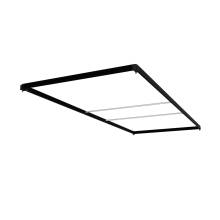 FlexFrame Roof 100 x 250 cm Black (incl. Extension Set 50 cm)