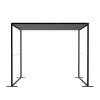 FlexFrame Roof 100 x 200 cm Silver - 58