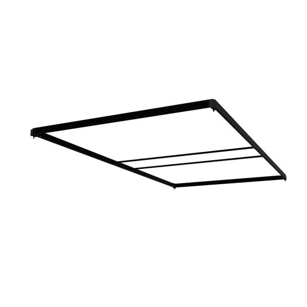 FlexFrame Roof 120 x 230 cm Black (incl. Extension Set 30 cm)