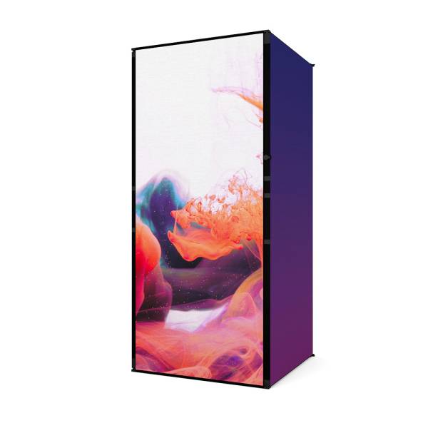 FlexFrame Storage Set 98 x 230 cm Black (incl. Extension Set 30 cm)