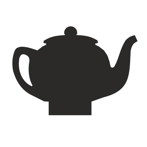 Table Top Wooden Design Panel Teapot