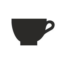 Table Top Wooden Design Panel Coffee Cup