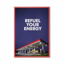 Snap Frame Standard A0 Mitred Corners 25 mm Red