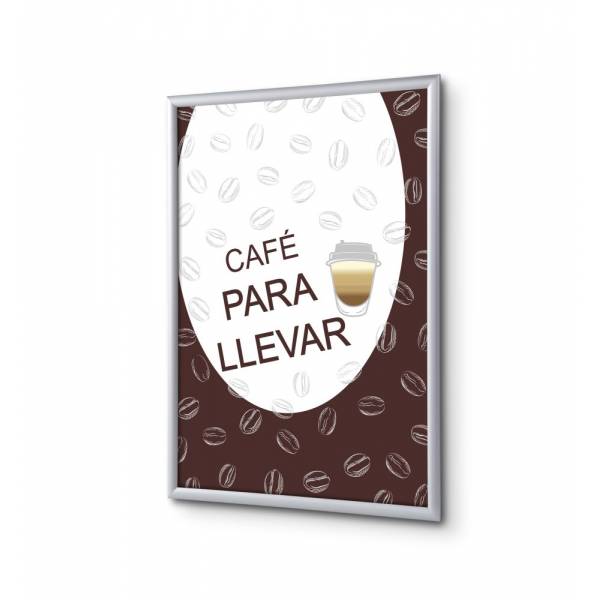 Snap Frame A4 Complete Set Coffee To Go Spanish