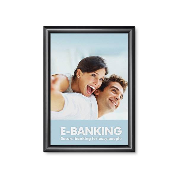 Snap Frame Standard A3 Mitred Corners 25 mm Black