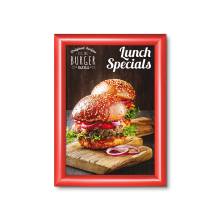 Snap Frame Standard A4 Mitred Corners 25 mm Red
