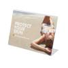 L Stand Menu Holder Acrylic A6 Landscape - 1