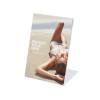 L Stand Menu Holder Acrylic A6 Landscape - 0