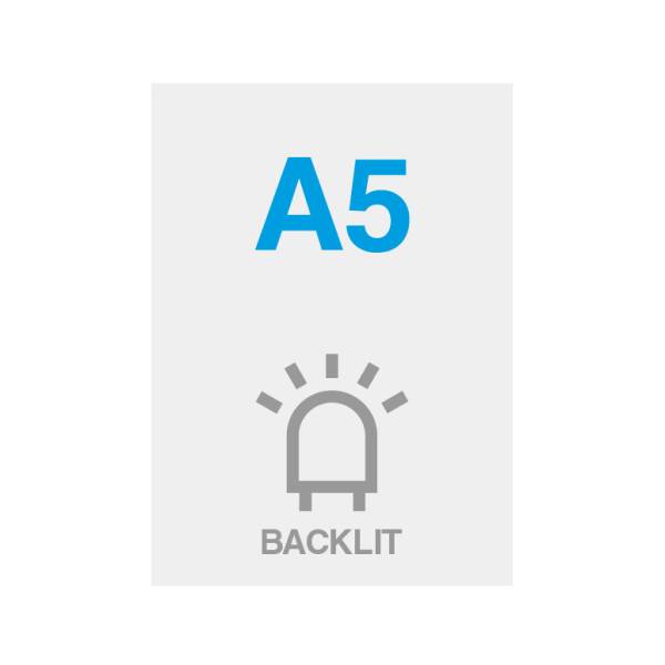 Premium Backlit Film 275g/m2 Satin Surface A5
