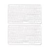Set of White Plastic Letters for Black Letter Board - 0