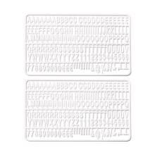 Set Of White Plastic Letters for Black Letter Board