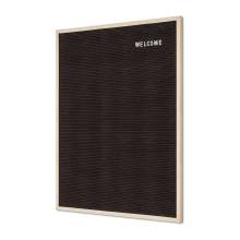Black Letter Board 60 x 80 cm with Wooden Frame