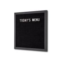 Black Letter Board 30 x 30 cm with Black Frame