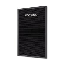 Black Letter Board 40 x 60 cm with Black Frame