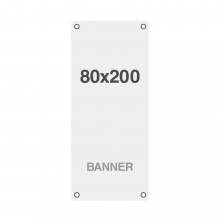 Standard Multi Layer Material Banner Grommet 220 g/m² 80 x 200 cm