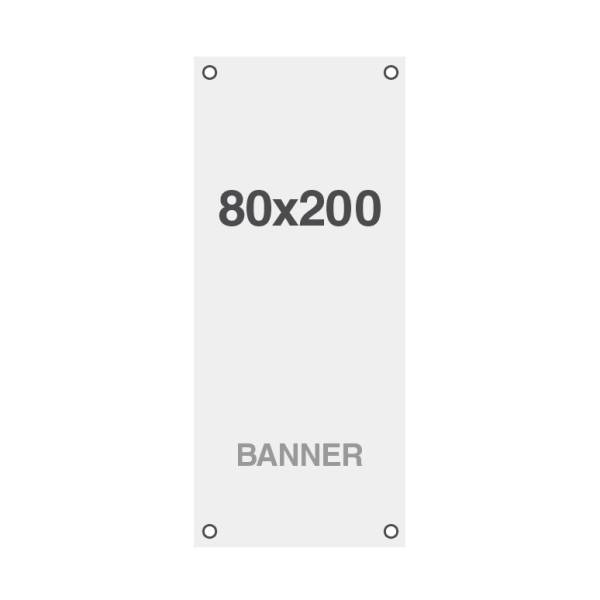 Standard Multi Layer Material Banner Grommet 220 g/m² 80 x 200 cm