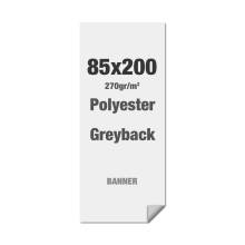Polyester Greyback 270 g/m² 85 x 200 cm PVC Free - B1