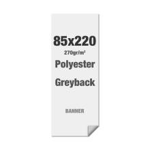 Polyester Greyback 270 g/m² 85 x 220 cm PVC Free - B1