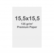 Premium Poster Paper 135g/m2, Satin, 15,5 x 15,5 cm - ECO