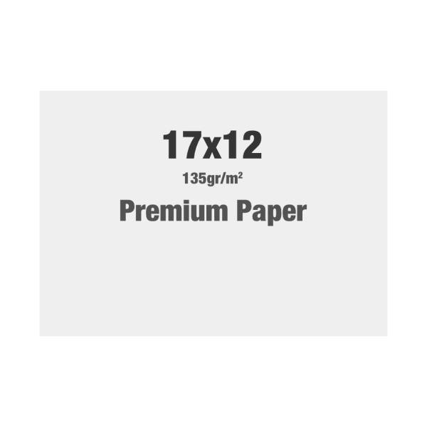 Premium Poster Paper 135g/m2, Satin, 17 x 12 cm - ECO