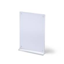 Magnetic Acrylic Ticket Stand with Base A6