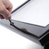 Black Lockable Menu Stand / LED - 2