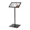 Black Lockable Menu Stand / LED - 0