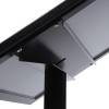 Black Lockable Menu Stand LED Illuminated 2x A4 - 5