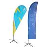 Beach Flag Budget Wind and Drop Small - 8