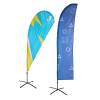 Beach Flag Budget Wind and Drop Small - 12