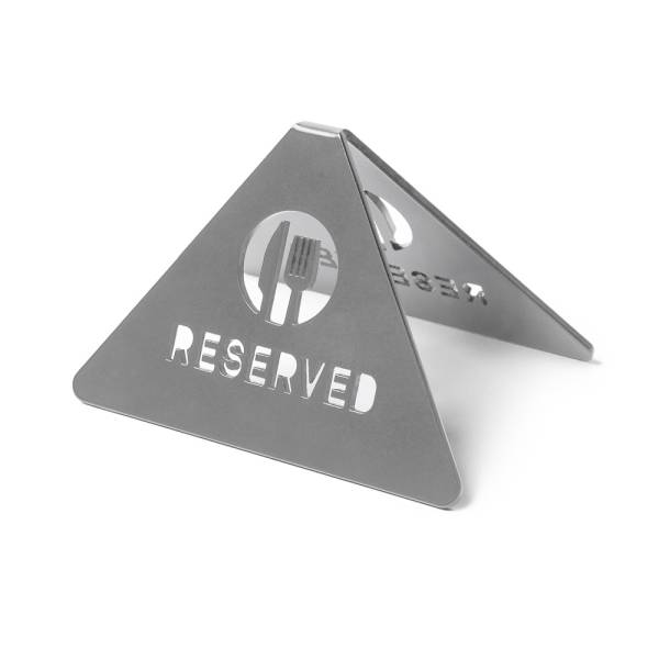 Info Table Sign Reserved
