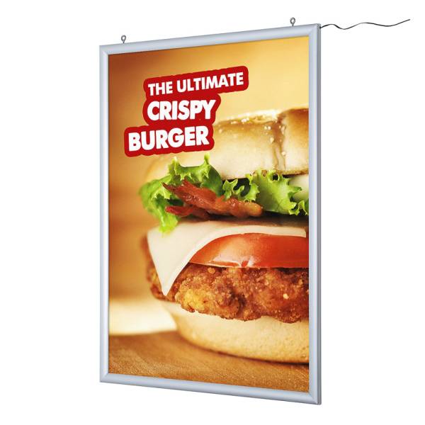 LED Poster Light Box 70 x 100 cm Double-Sided