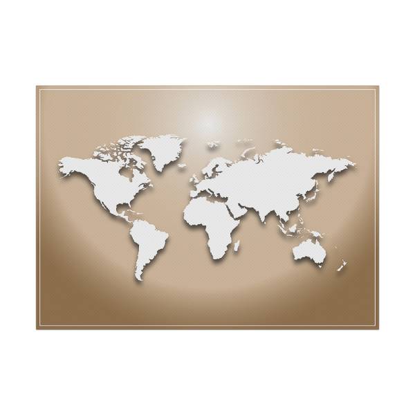 Placemat Worldmap