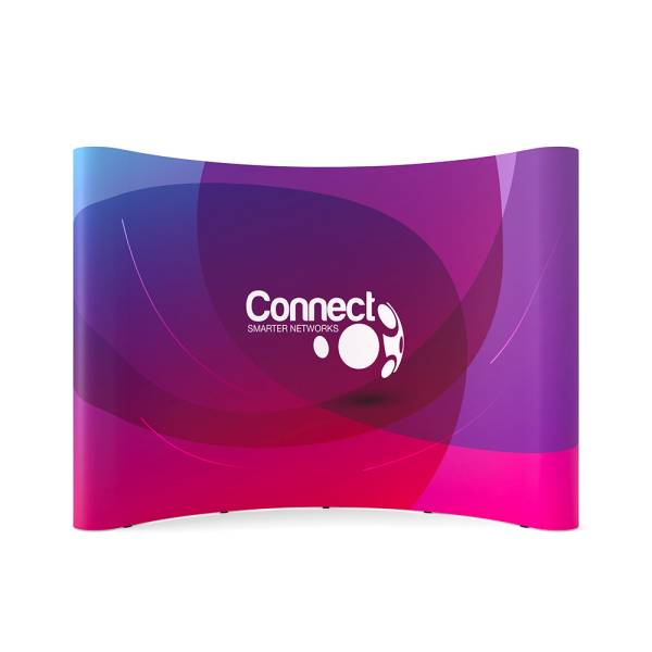 Pop-Up Magnetic Curved 4 x 3 With Soft Trolley