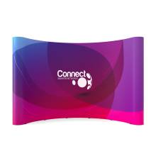 Pop-Up Magnetic Curved 5 x 3 With Soft Trolley