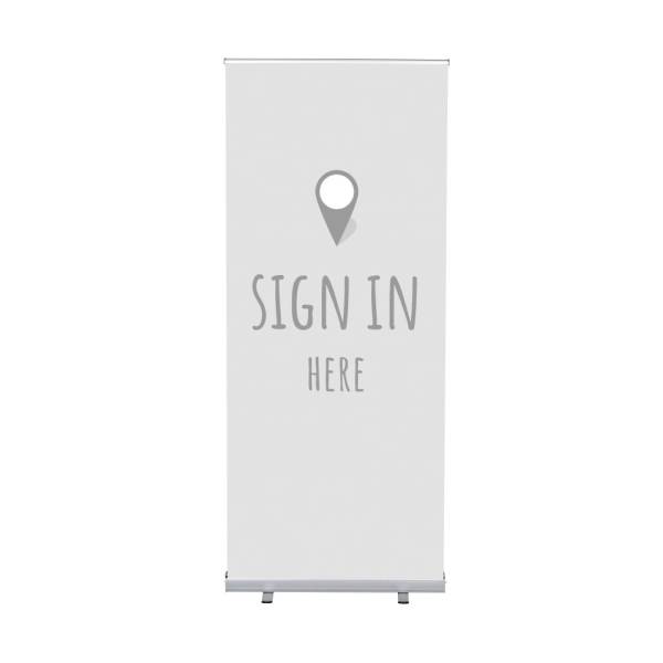 Roll-Banner Budget 85 Complete Set Sign In Here