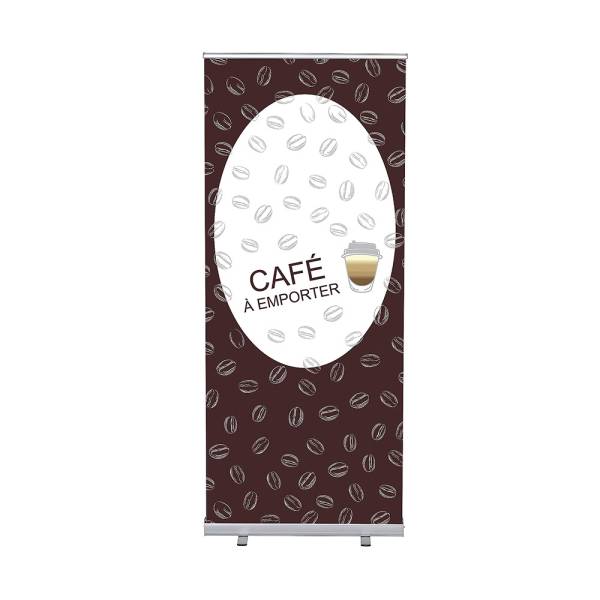 Roll-Banner Budget 85 Complete Set Coffee To Go French