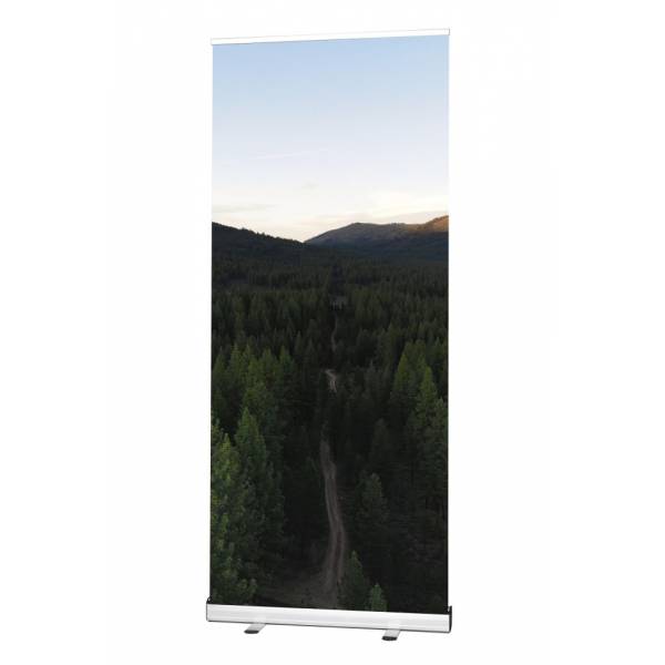 Roll-Banner Challenger Alu with Symbio Graphic