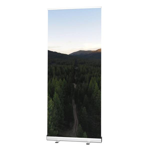 Roll-Banner Challenger Alu with Symbio Graphic