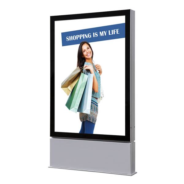 LED Outdoor Premium Poster Case 120 x 180 cm Double-Sided