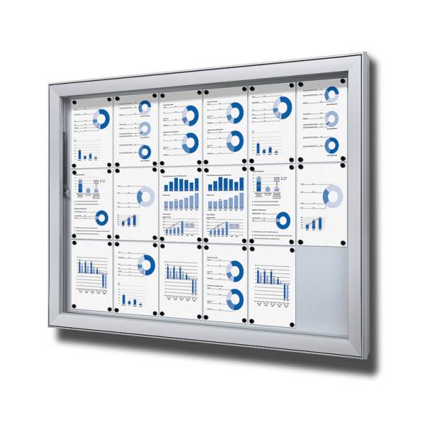 Outdoor Lockable Showcase Extra Deep 18 x A4
