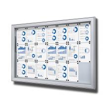 Outdoor Lockable Showcase Extra Deep 21 x A4